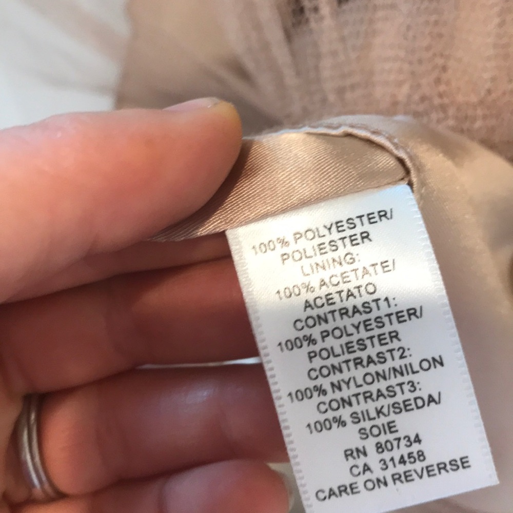 BCBG Max Azria Y2K Vintage Lace Tea Dress - Picture 8 of 8